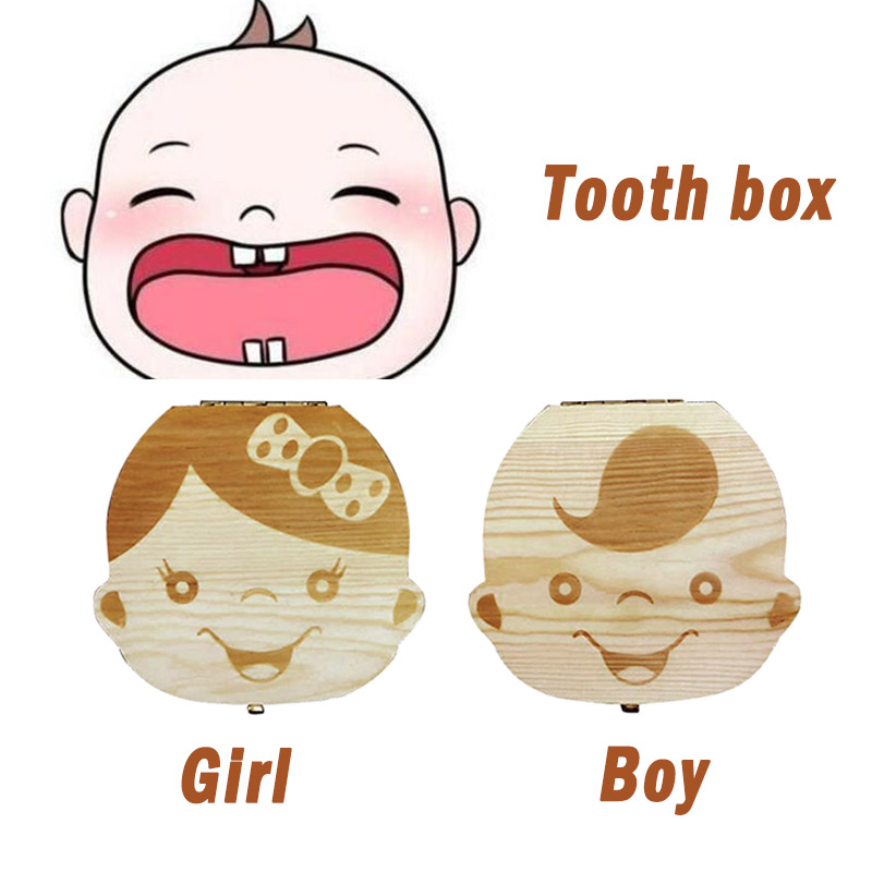 Baby Keepsake Box - Kotak Penyimpanan Gigi Susu Anak Kayu