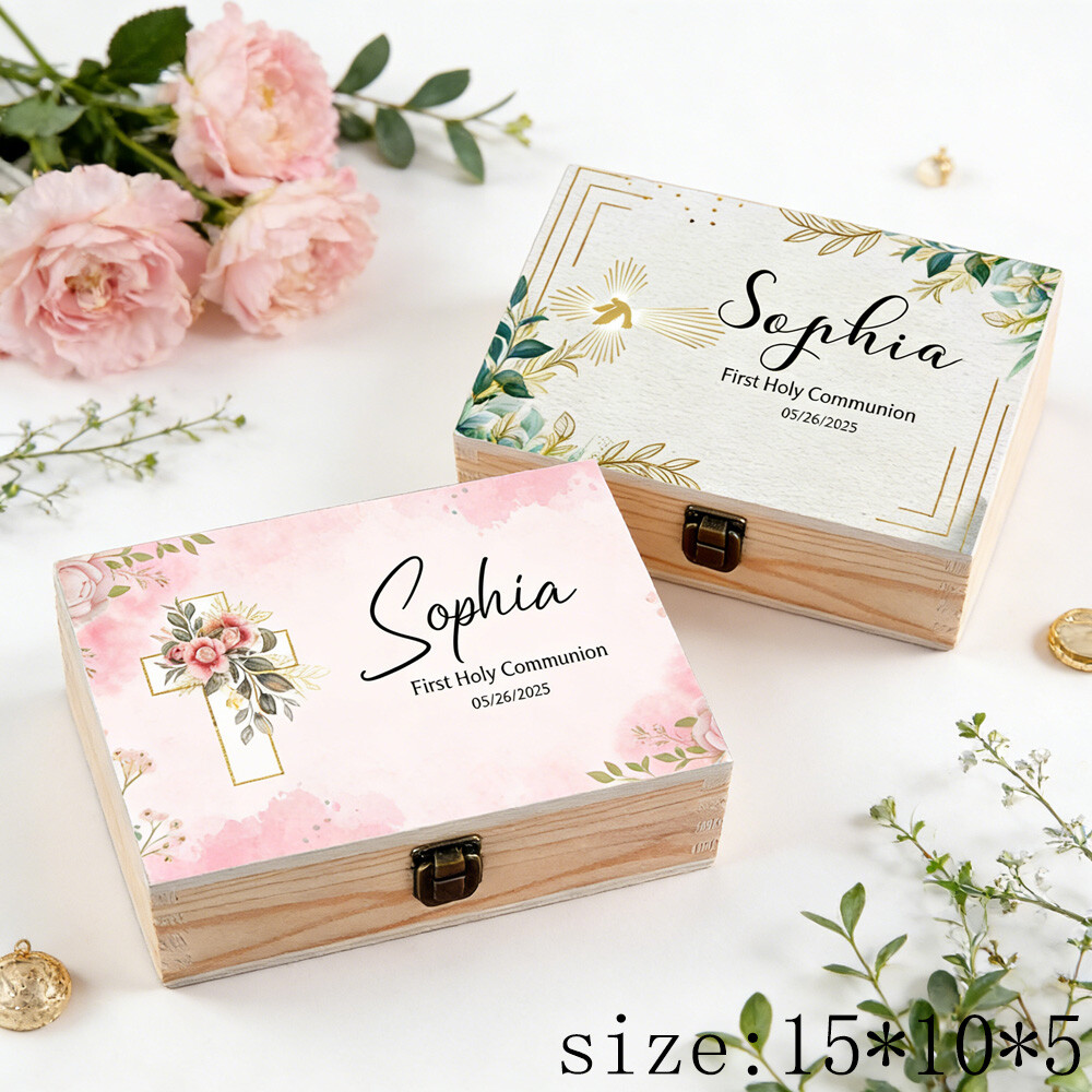 Baby Keepsake Box - Kotak Kenangan Komuni Pertama Bayi yang