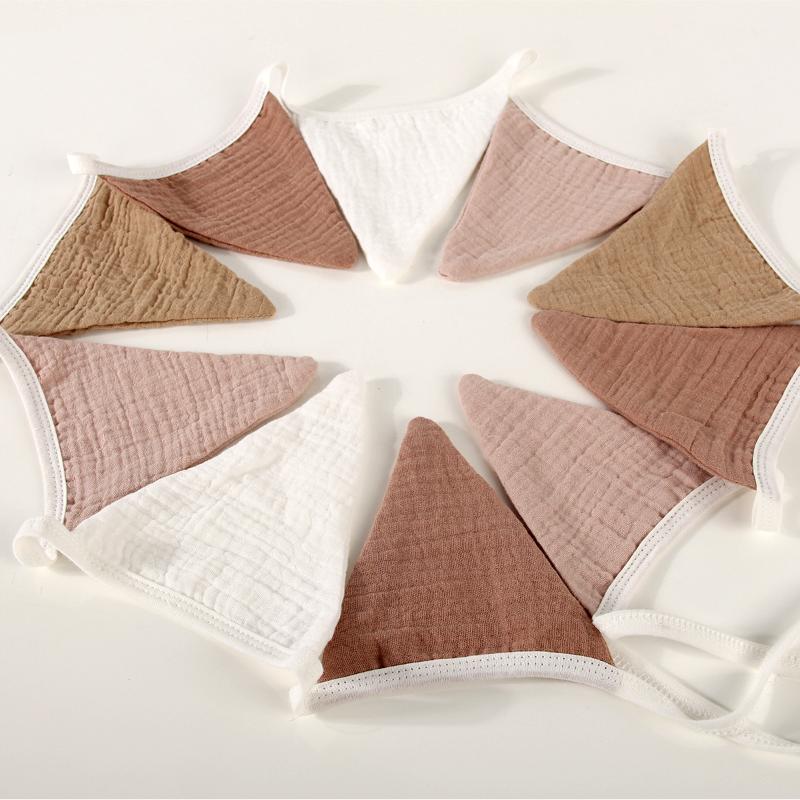 Baby Nursery Garland - Bendera Pennant Ramah Lingkungan dari Kain