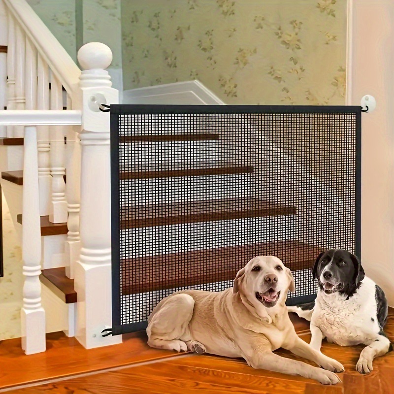 Baby Gate Extra Wide - Pagar penghalang hewan peliharaan jaring gerbang