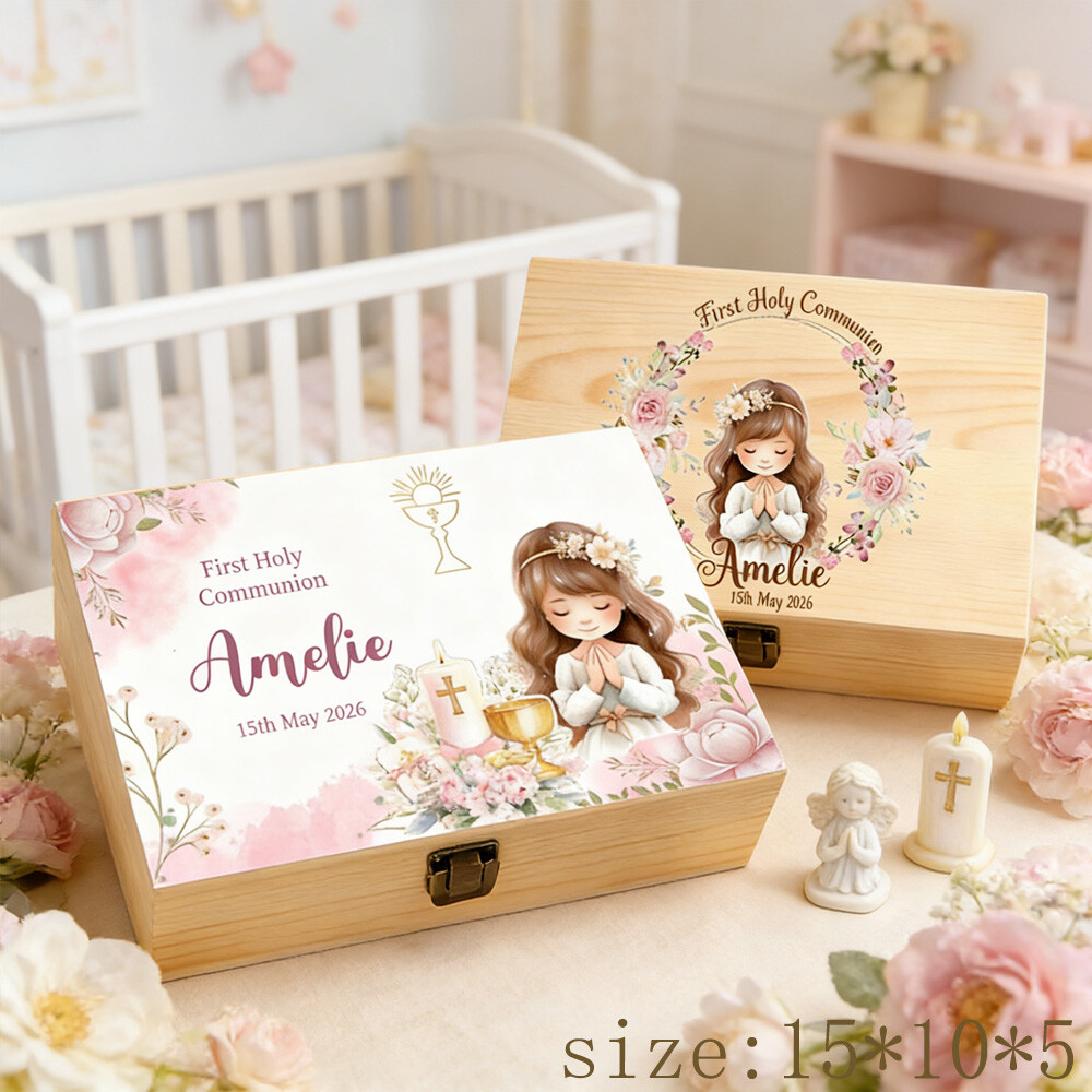 Baby Keepsake Box - Kotak Kenang-kenangan Baptisan Pribadi untuk Bayi,