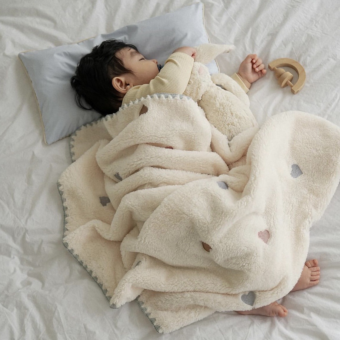 Baby Boy Nursery Quilt - Selimut bayi musim dingin, selimut bedong