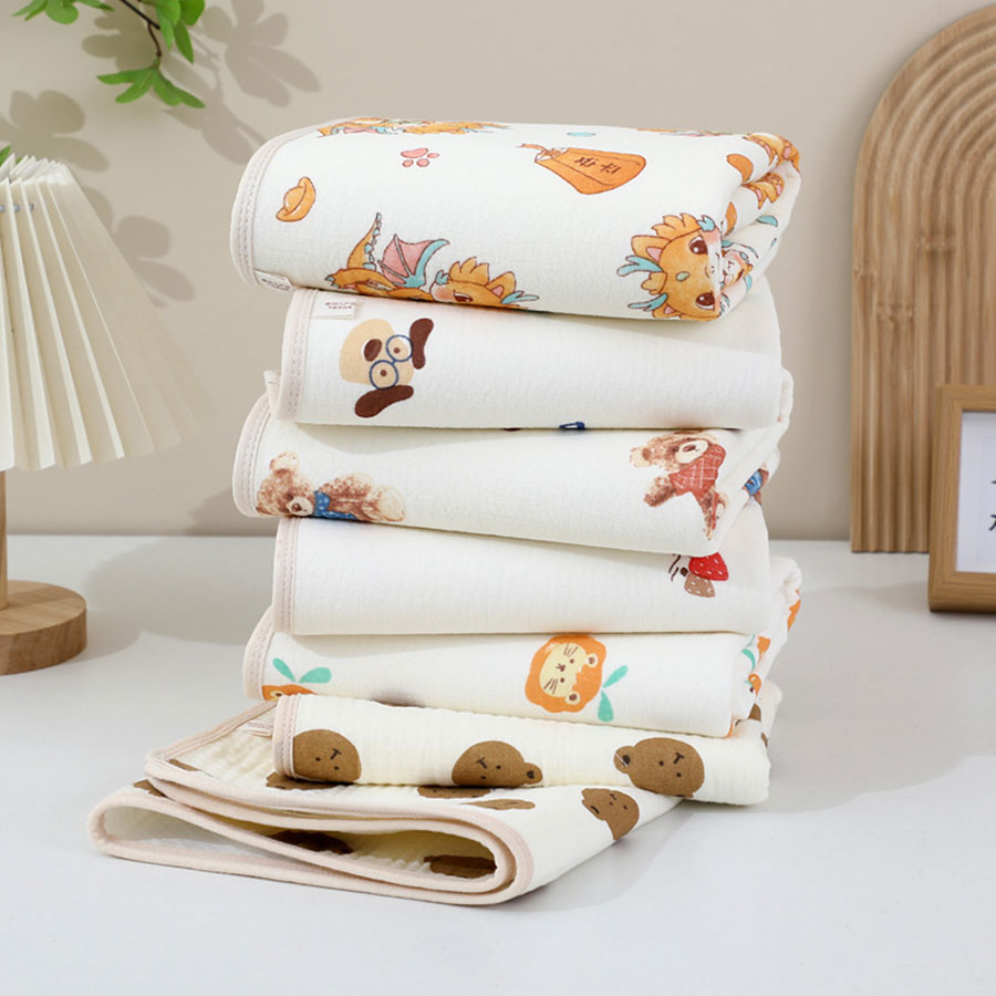 Baby Mattress Waterproof - Bantalan Popok Katun Dapat Dicuci Kartun