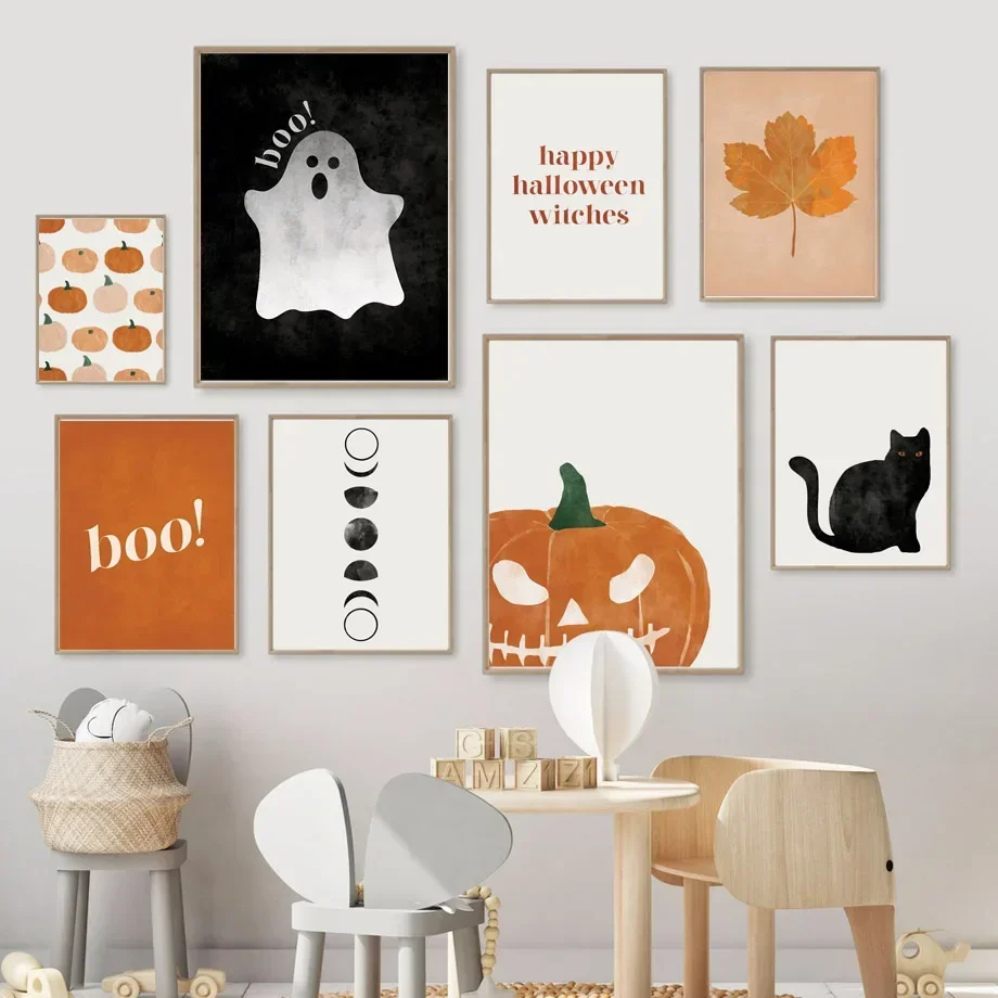 Baby Nursery Images - Lukisan Kanvas Seni Dinding Labu Jiwa