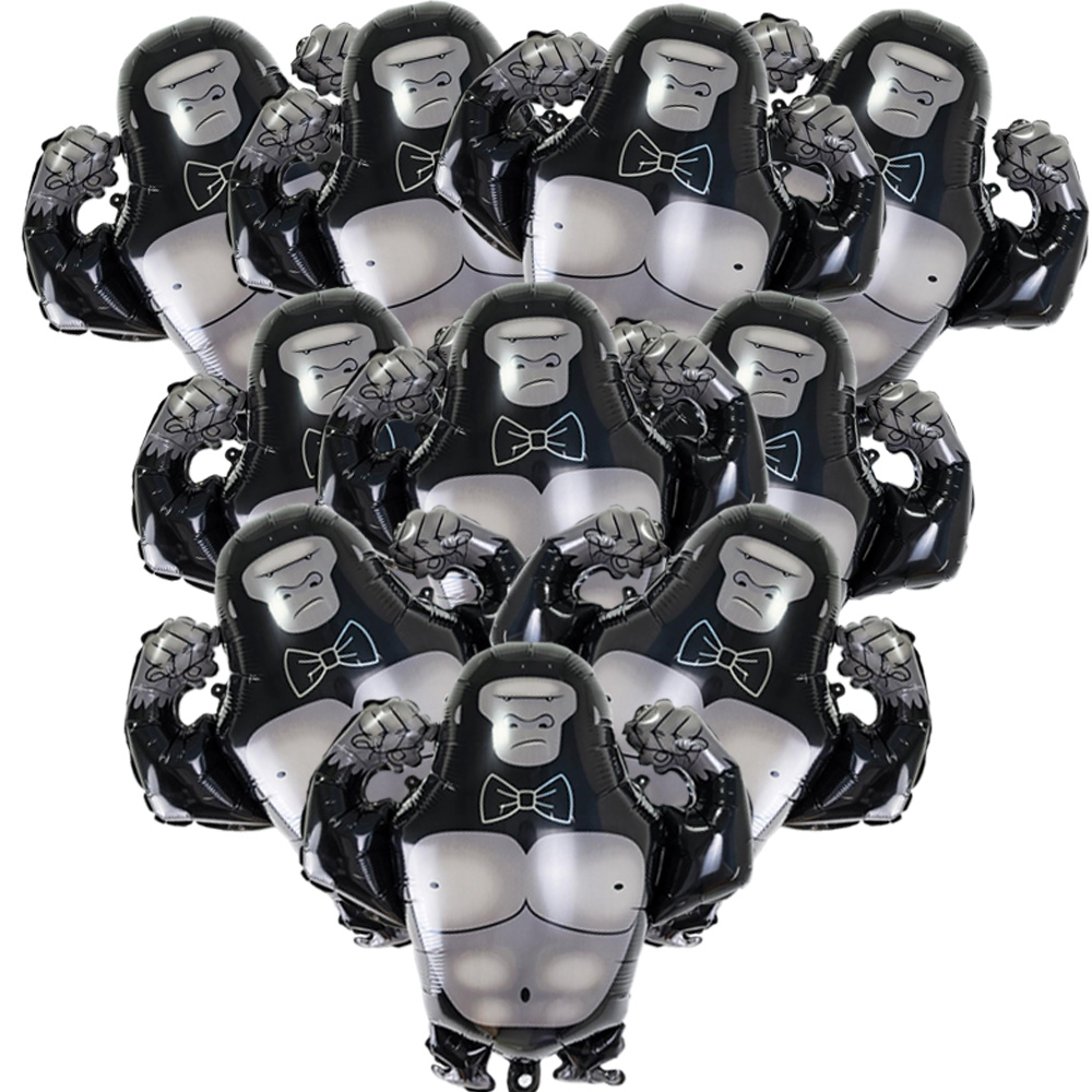 Baby Nursery Jungle Theme - 1/3 Buah Balon Foil Aluminium Gorila