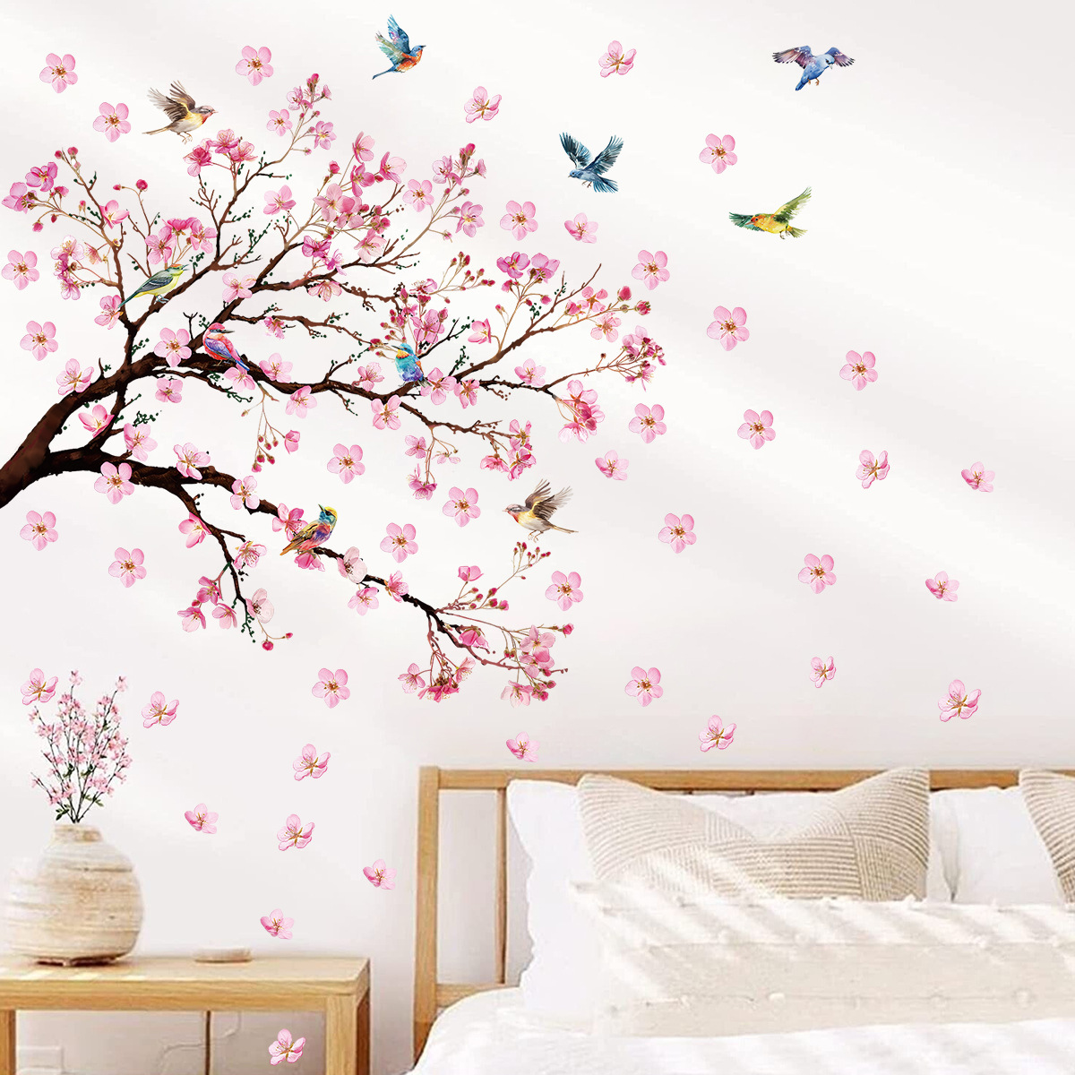 Stiker dinding bunga burung ca - Baby Girl Nursery Quotes ulasan dan harga