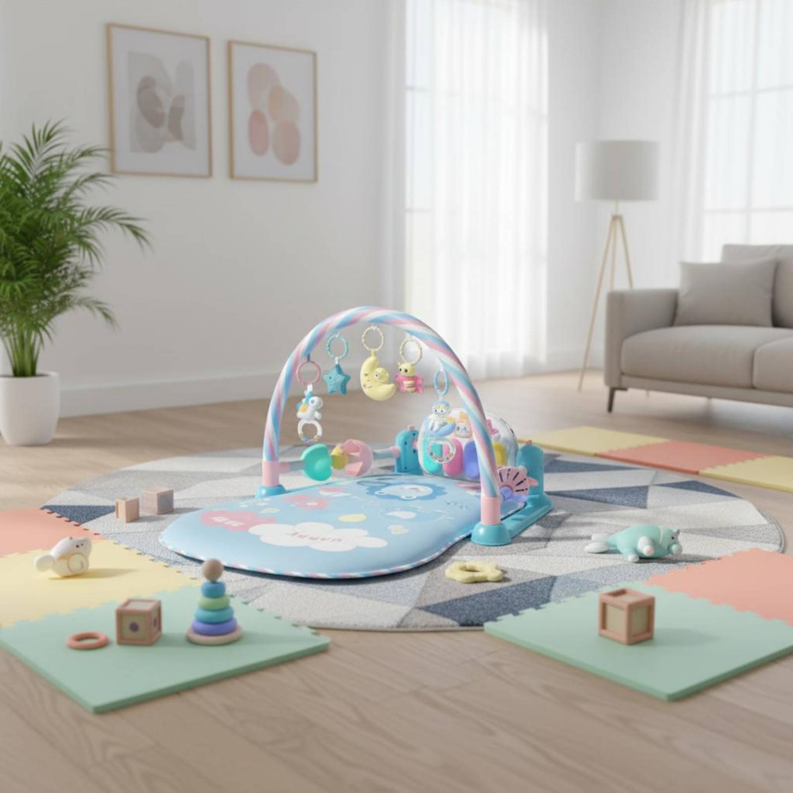 Playpen Bayi dengan Fitur Musi - Baby Nursery Music ulasan dan harga