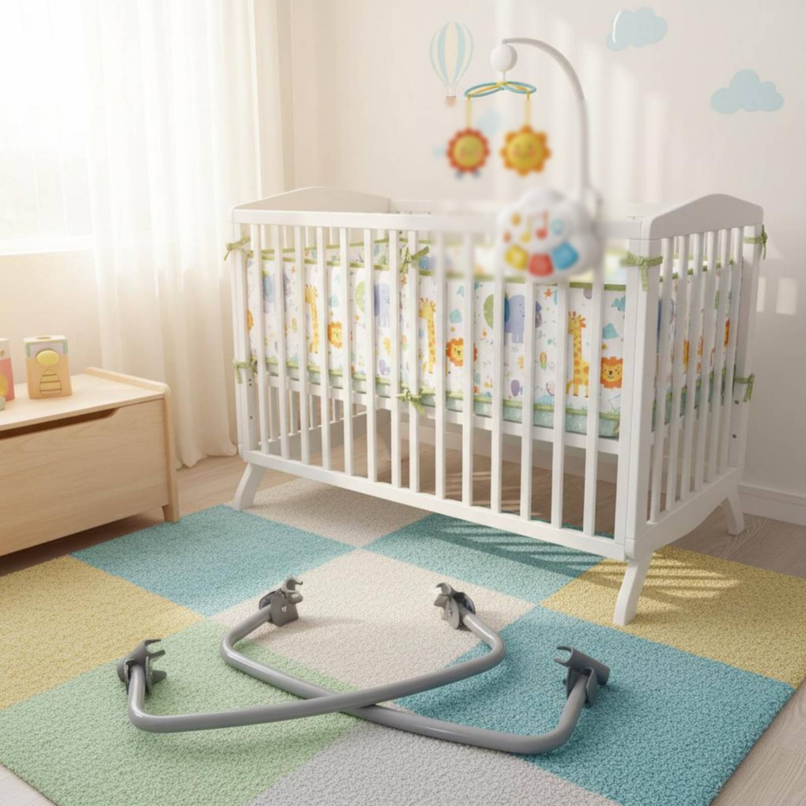 Kanopi Tempat Tidur Bayi Multi - Baby Nursery Music ulasan dan harga