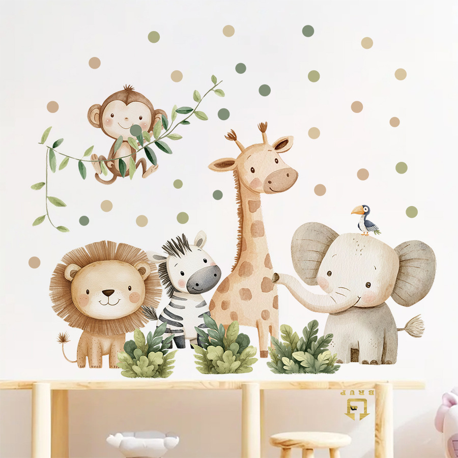 Stiker Dinding Hewan Hutan Boh - Baby Girl Nursery Quotes ulasan dan harga