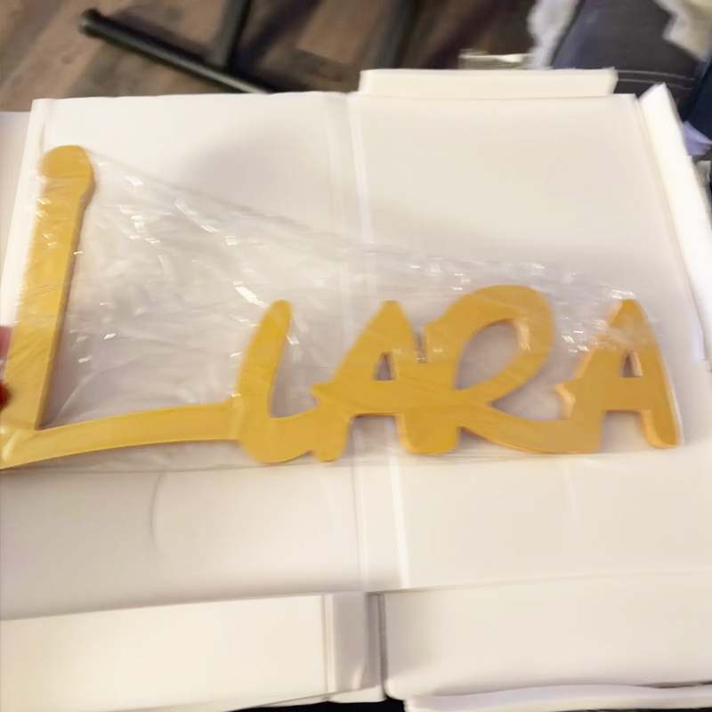 Papan Nama Dinding Kustom Huru - Baby Girl Nursery Quotes ulasan dan harga