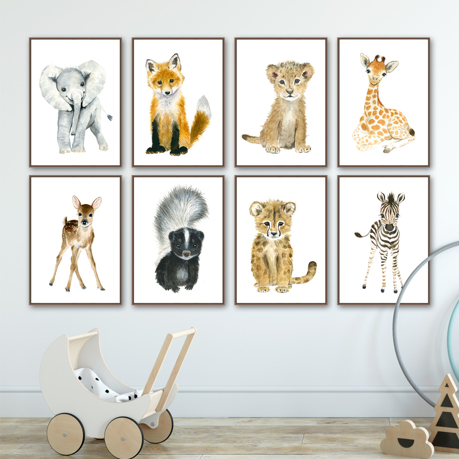 Gajah Rubah Zebra Jerapah Maca - Baby Zebra Nursery ulasan dan harga