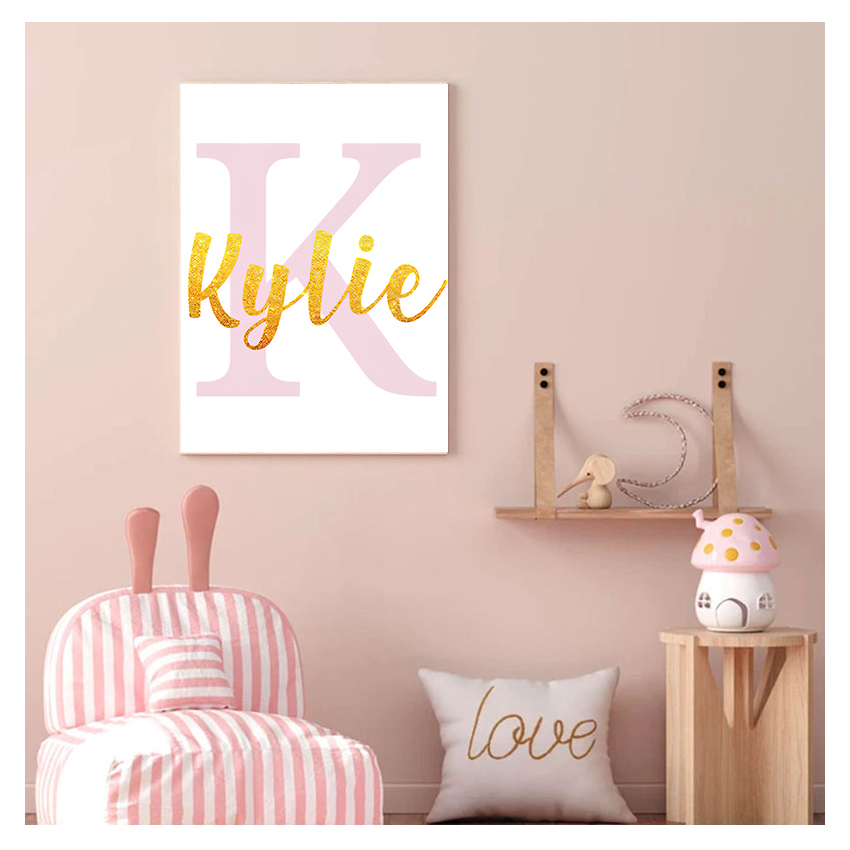 Cetakan Seni Dinding Poster Na - Baby Name Wall Art ulasan dan harga
