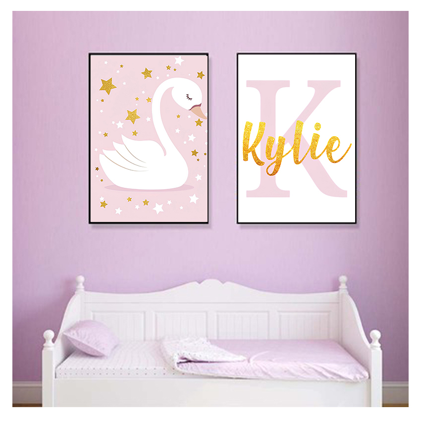 Cetakan Seni Dinding Poster Na - Baby Name Wall Art ulasan dan harga