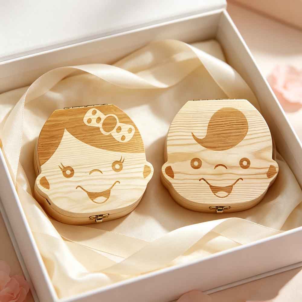 Kotak Penyimpanan Gigi Susu An - Baby Keepsake Box ulasan dan harga