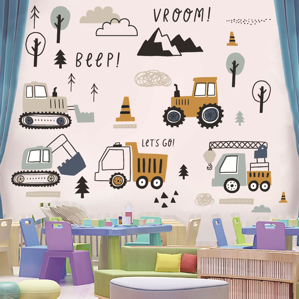 Stiker Dinding Mobil Rekayasa  - Baby Nursery Products ulasan dan harga