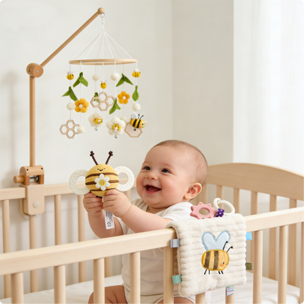Mainan Gantung Ranjang Bayi Be - Baby Nursery Music ulasan dan harga