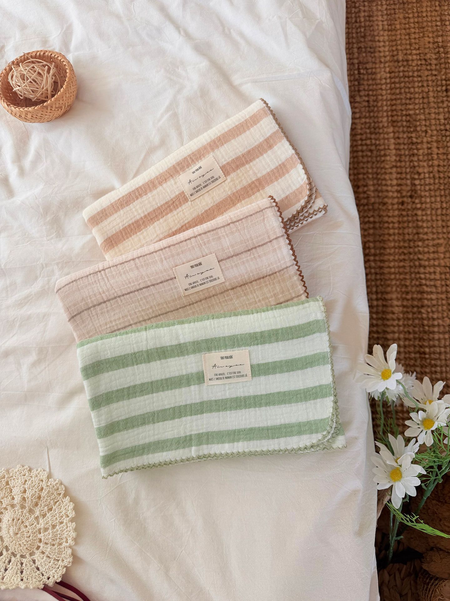 Selimut Bayi Muslin Musim Pana - Baby Boy Nursery Quilt ulasan dan harga