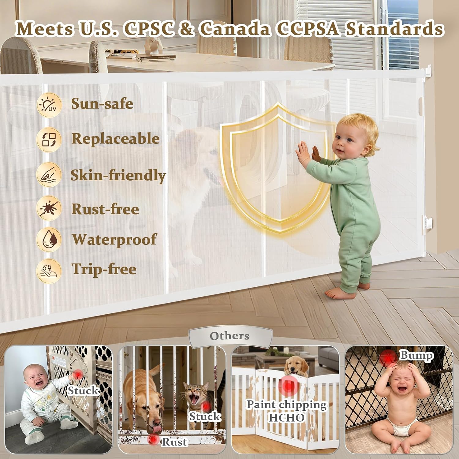 Pagar Bayi Retractable Ekstra  - Baby Gate Extra Wide ulasan dan harga