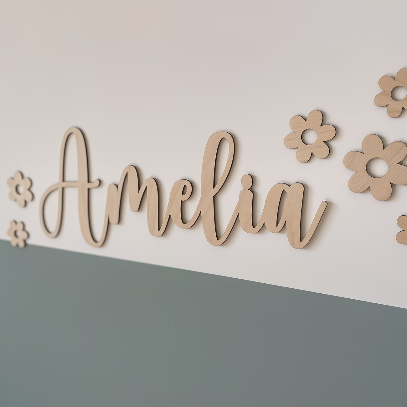 1 Buah Label Nama Kayu Kustom  - Baby Name Wall Art ulasan dan harga