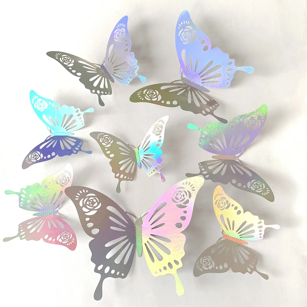 12 Buah Stiker Kupu-kupu 3D De - Baby Girl Nursery Quotes ulasan dan harga