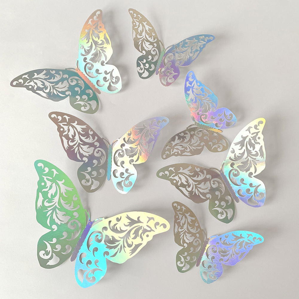 12 Buah Stiker Kupu-kupu 3D De - Baby Girl Nursery Quotes ulasan dan harga