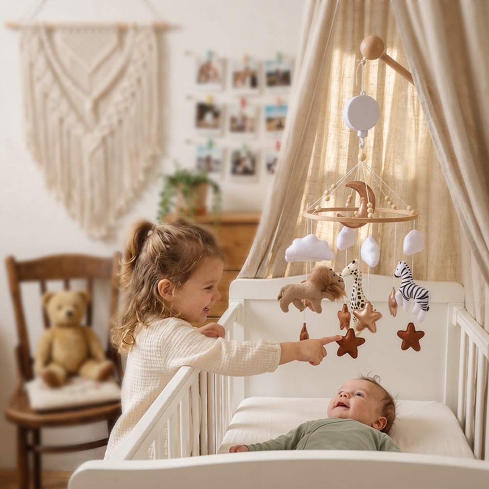 Mainan Gantung Tempat Tidur Ba - Baby Nursery Music ulasan dan harga