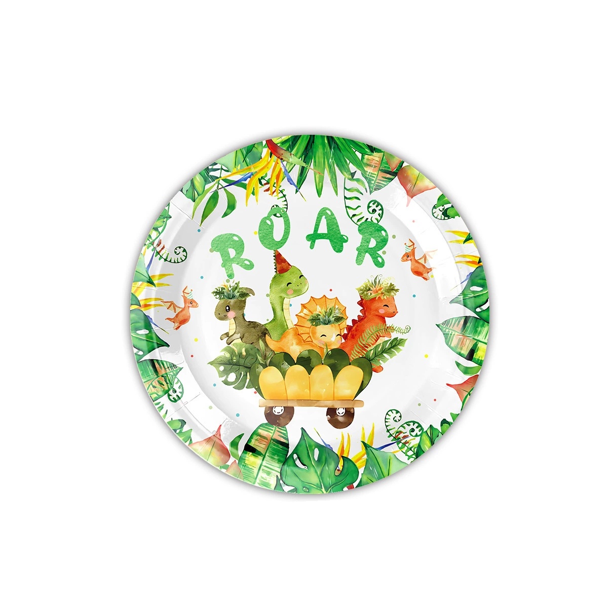 Peralatan Makan Sekali Pakai B - Baby Nursery Jungle Theme ulasan dan harga