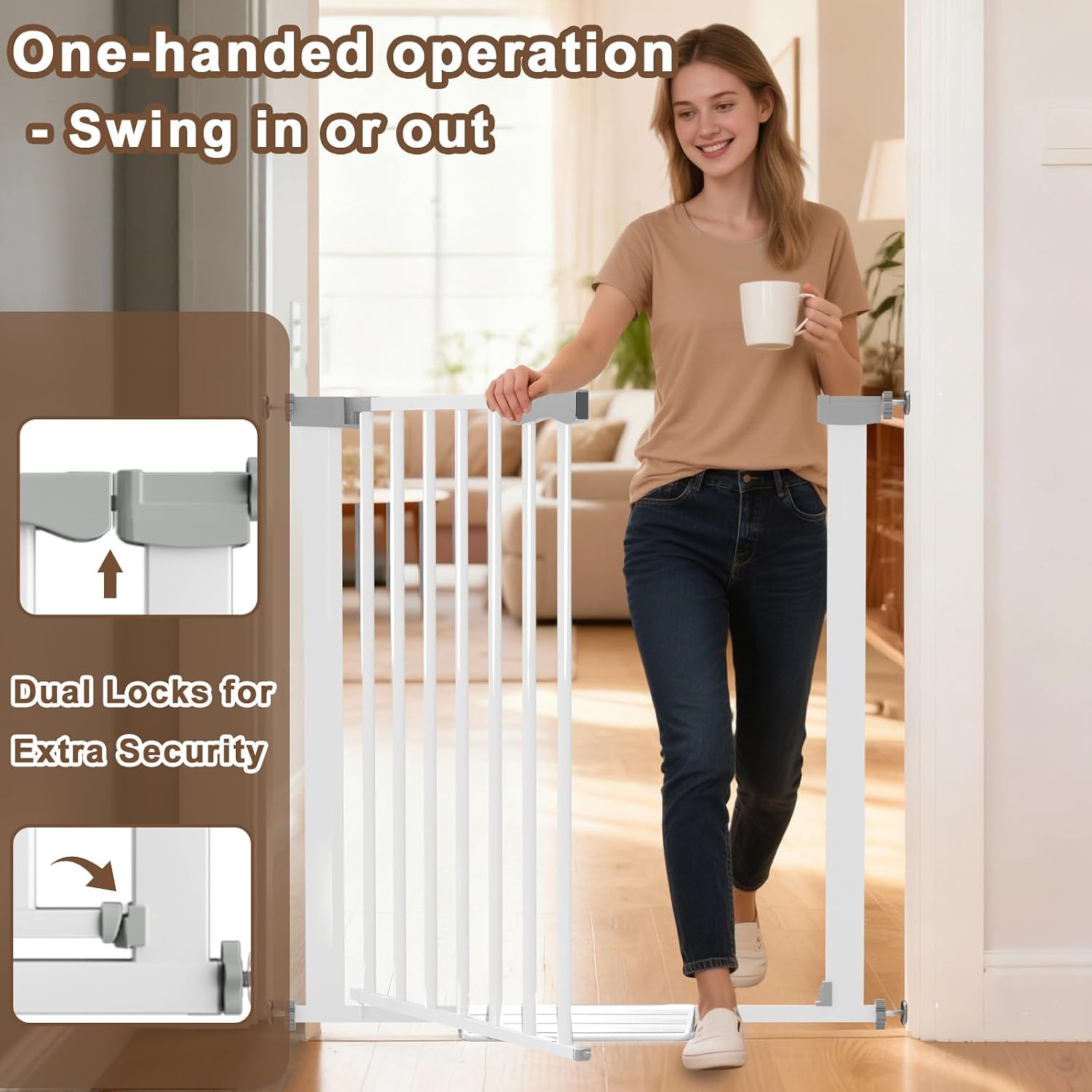 Pagar Bayi Ekstra Tinggi 41''  - Baby Gate Extra Wide ulasan dan harga