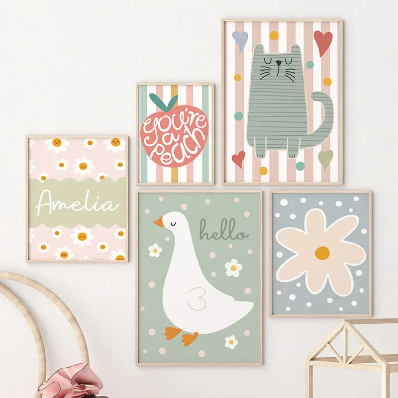 Lukisan Kanvas Seni Dinding Ka - Baby Nursery Wall Art ulasan dan harga