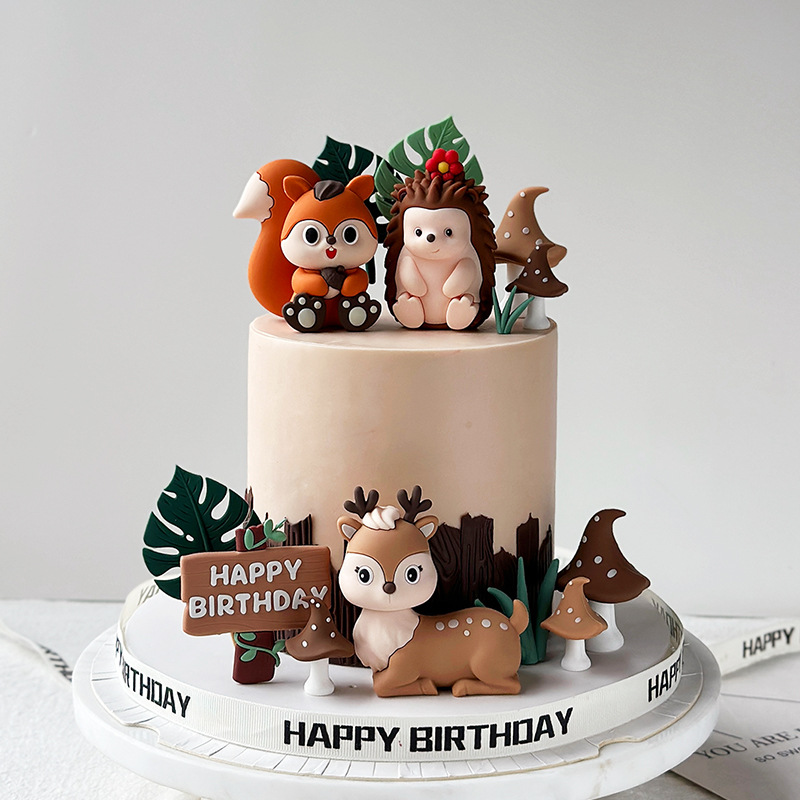 Set Hiasan Atas Kue Hewan Safa - Baby Nursery Jungle Theme ulasan dan harga