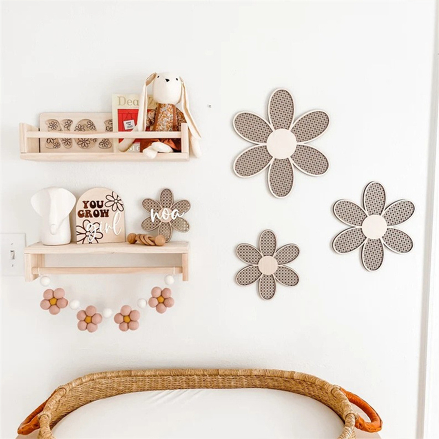 Karangan Bunga Daisy dari Kain - Baby Nursery Garland ulasan dan harga