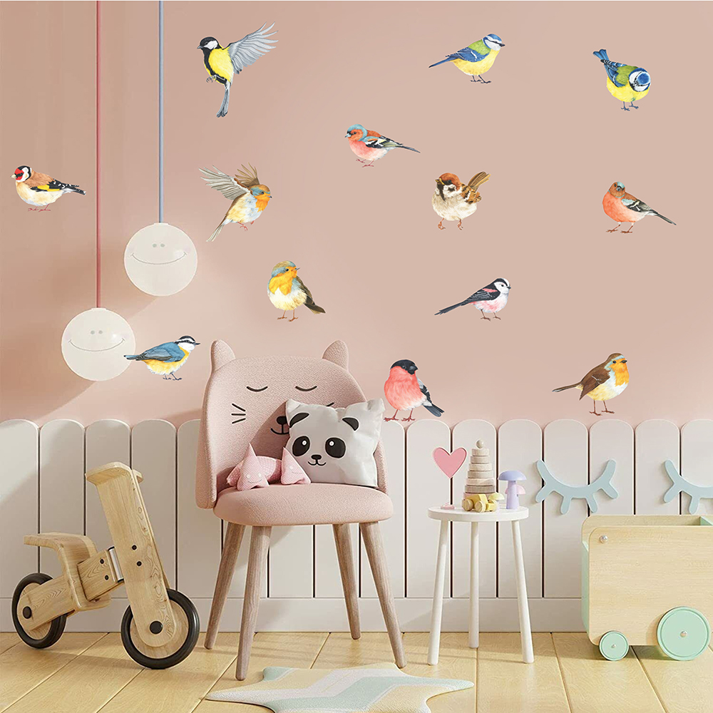13 buah stiker dinding burung  - Baby Nursery Products ulasan dan harga