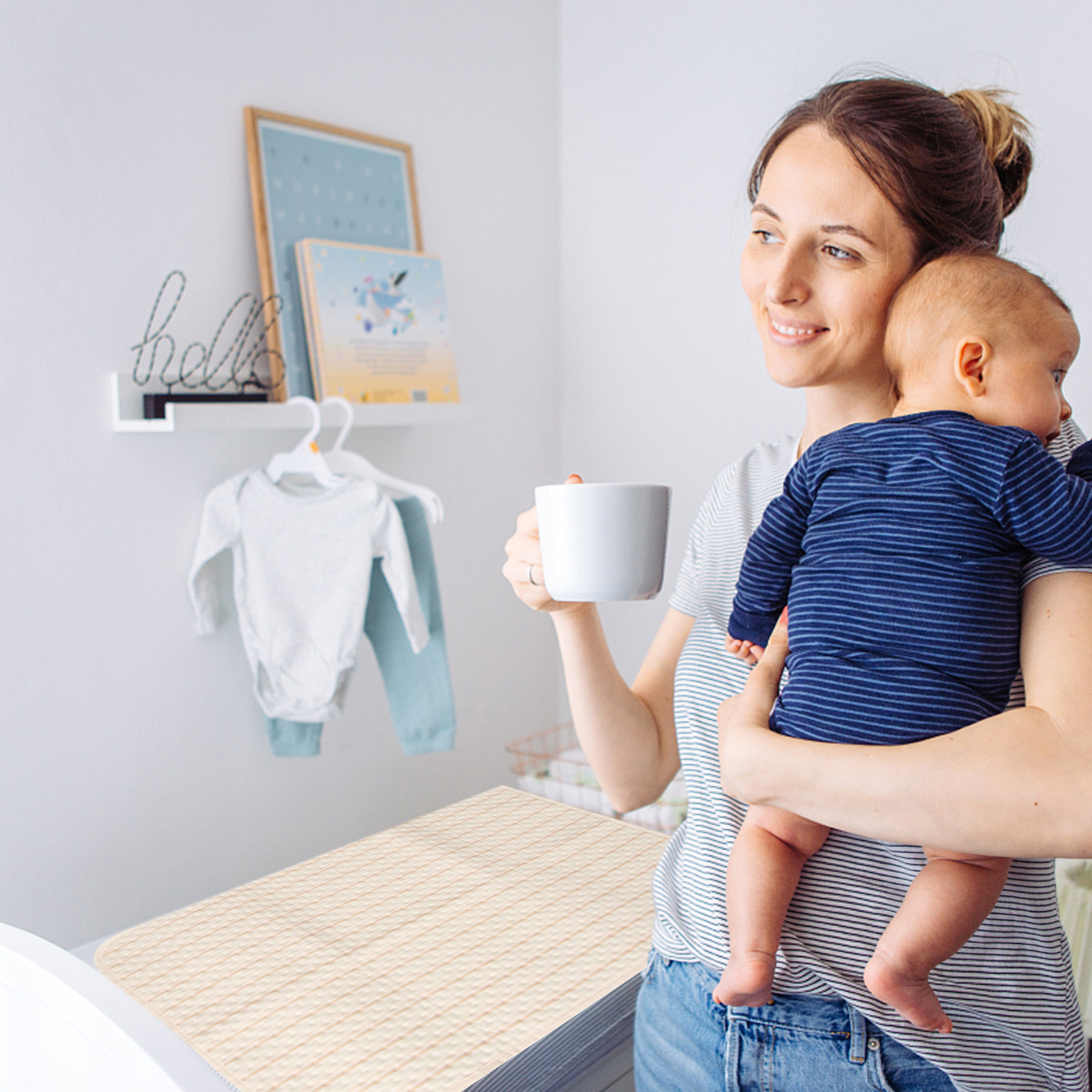 1 buah alas popok bayi tahan a - Baby Mattress Waterproof ulasan dan harga