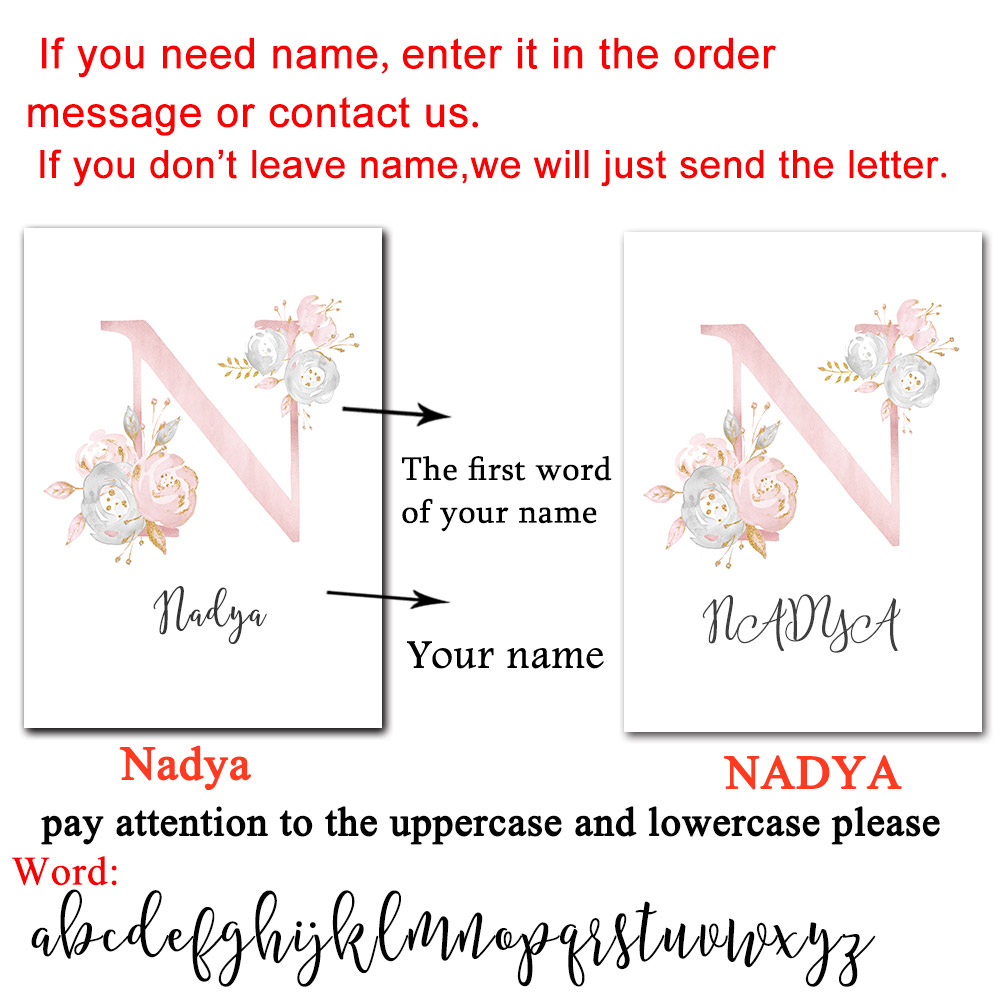 Poster bayi unik anak perempua - Baby Name Wall Art ulasan dan harga
