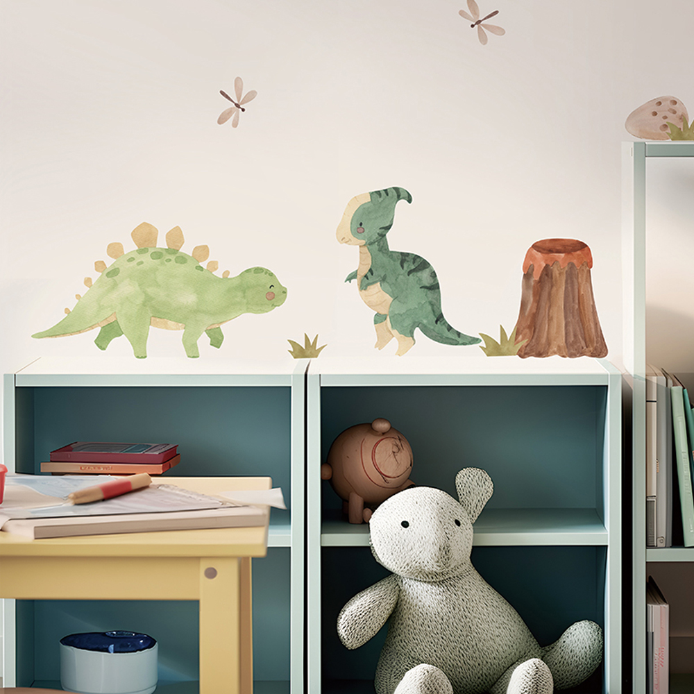 Stiker dinding dinosaurus, sti - Baby Girl Nursery Quotes ulasan dan harga