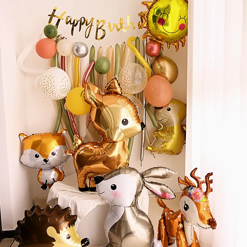 Balon Foil rusa tema Safari hu - Baby Nursery Jungle Theme ulasan dan harga