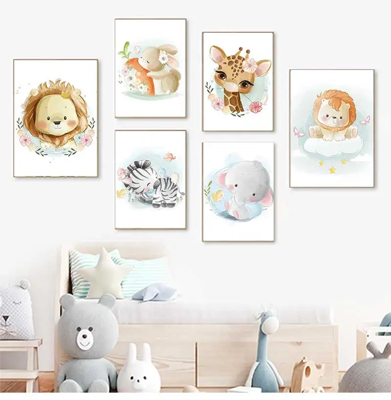 Lukisan Dinding Berlian Motif  - Baby Zebra Nursery ulasan dan harga