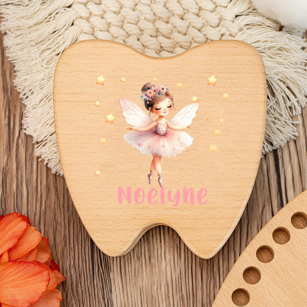 Kotak Kayu Peri Gigi yang Dipe - Baby Keepsake Box ulasan dan harga
