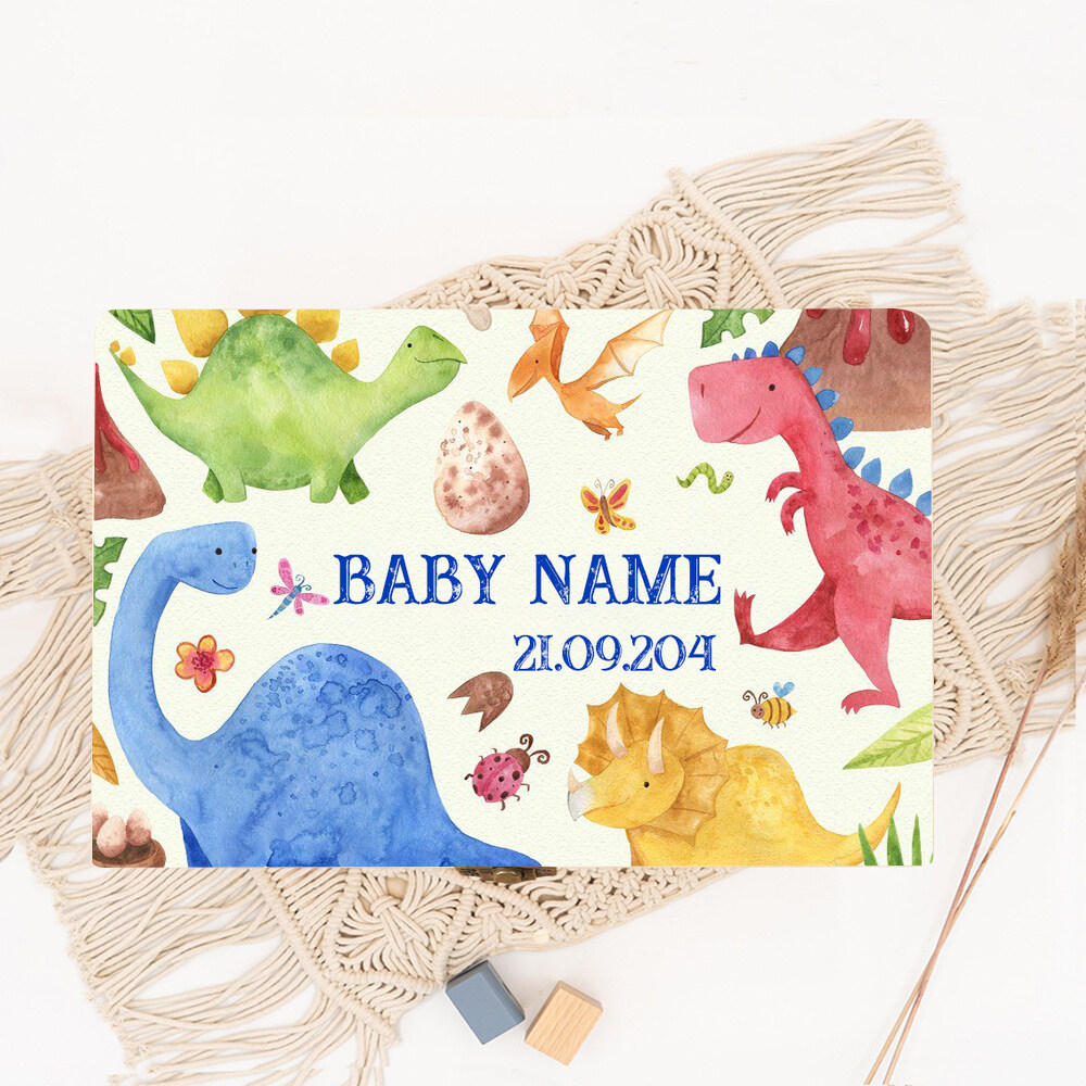 Dinosaurus personalisasi denga - Baby Keepsake Box ulasan dan harga