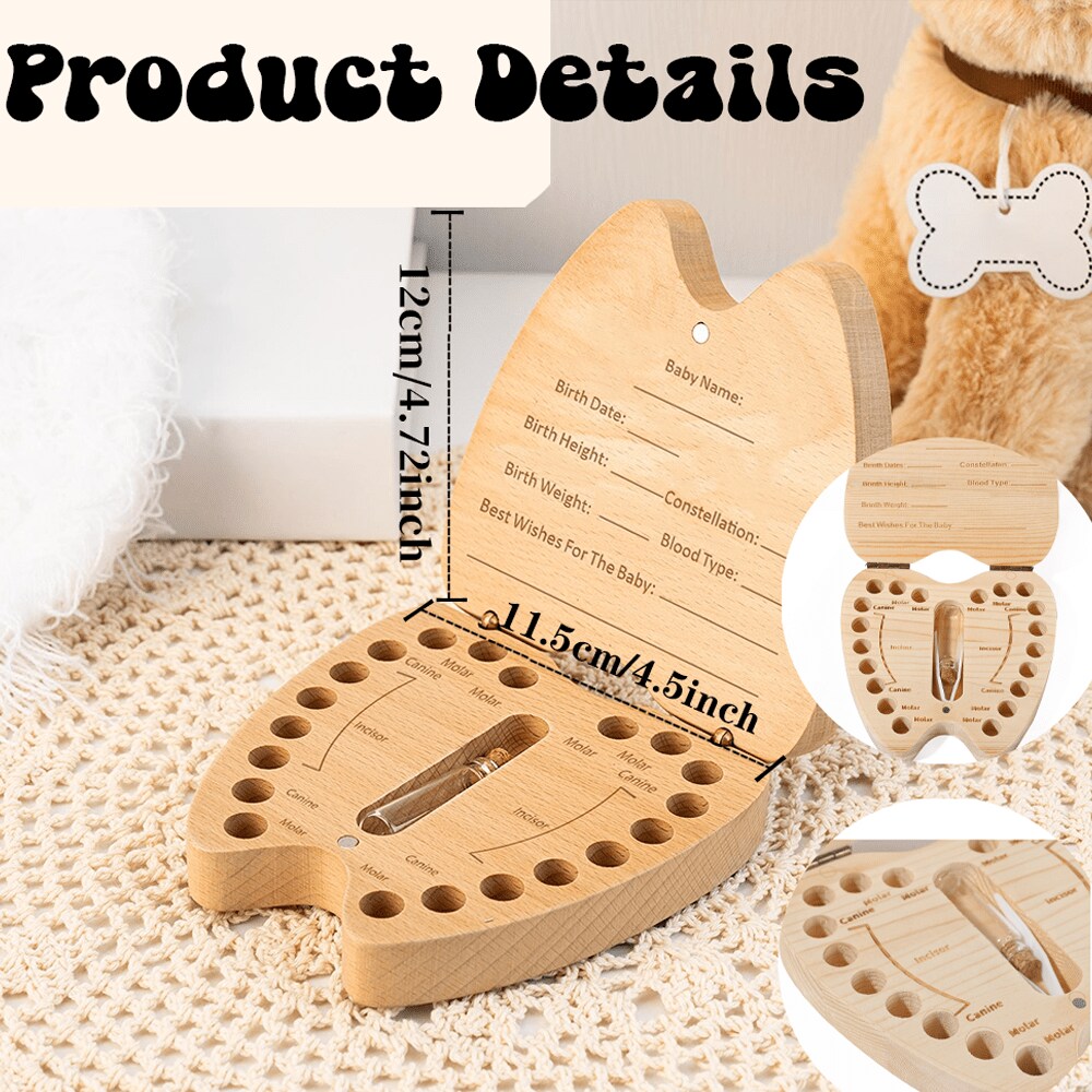 Kotak Peri Gigi Pribadi Kotak  - Baby Keepsake Box ulasan dan harga