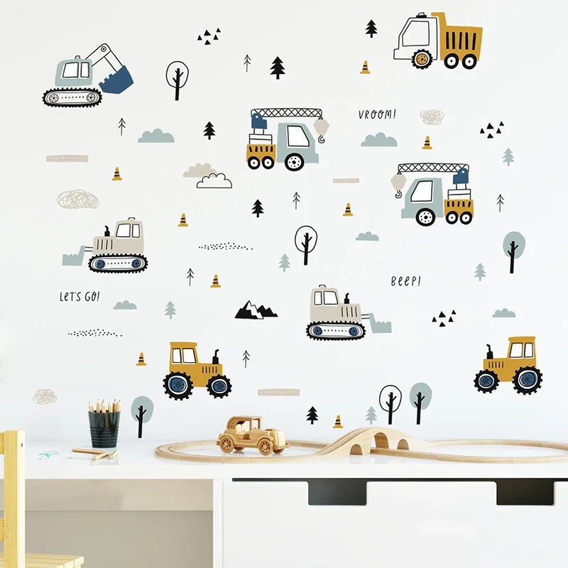 Gambar tangan lucu mobil truk  - Baby Nursery Products ulasan dan harga