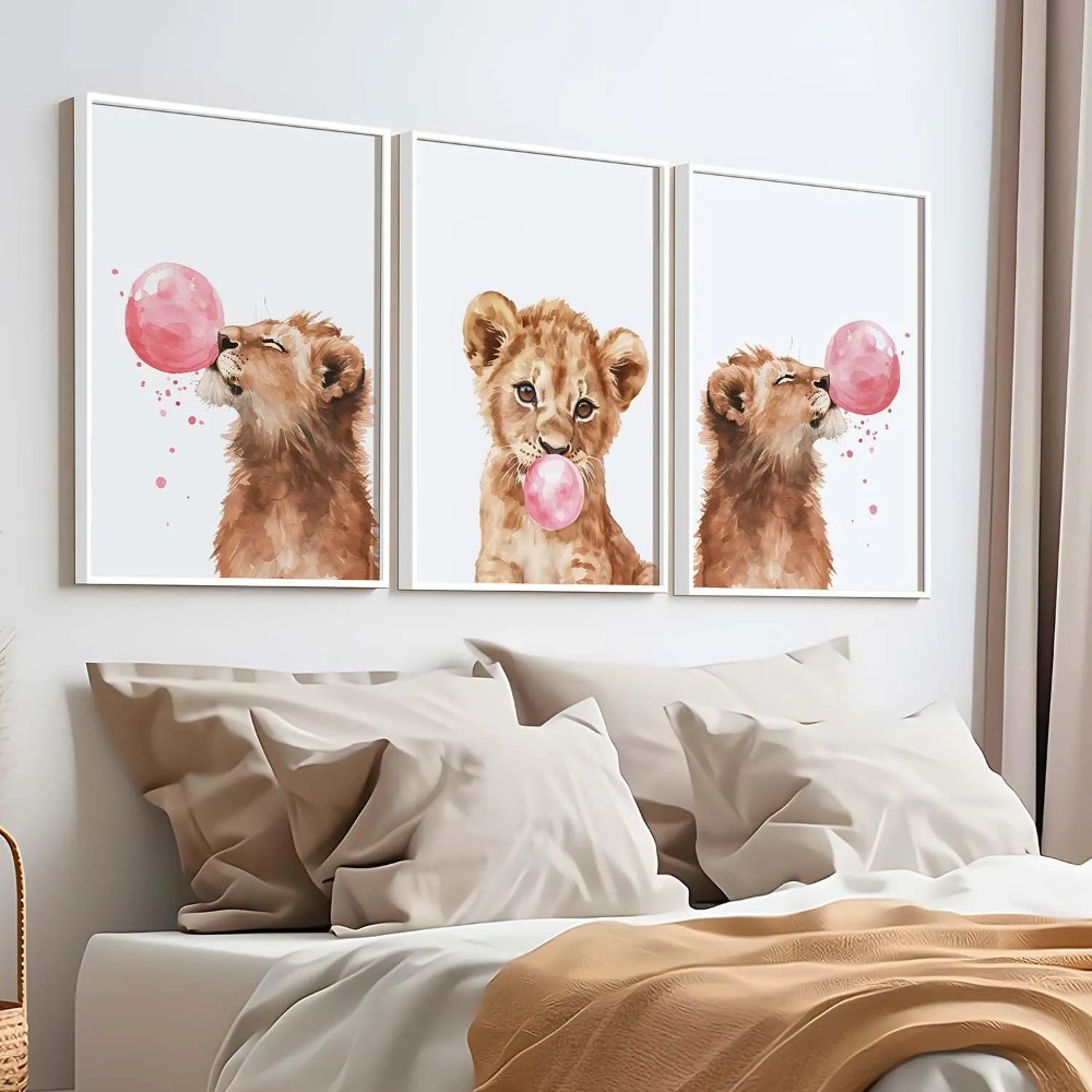 Set Seni Dinding Kamar Bayi Mo - Baby Nursery Jungle Theme ulasan dan harga