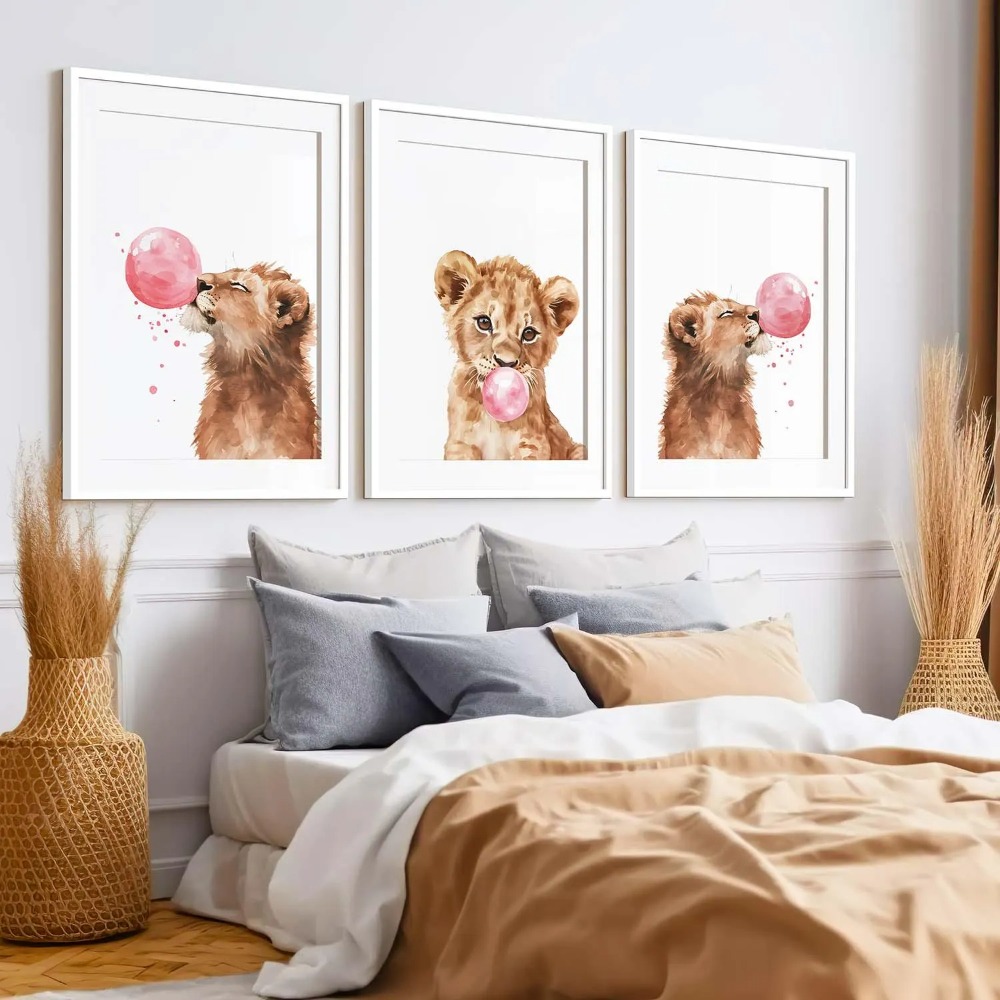 Set Seni Dinding Kamar Bayi Mo - Baby Nursery Jungle Theme ulasan dan harga