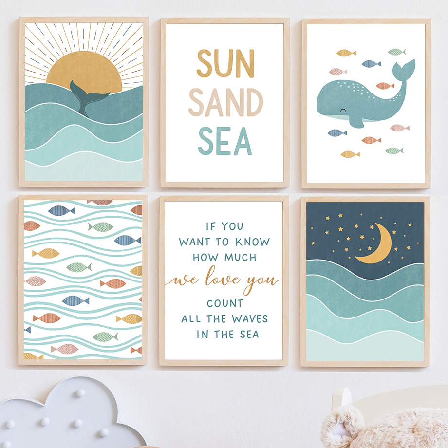 1 Buah Poster Lukisan Kanvas S - Baby Girl Nursery Quotes ulasan dan harga