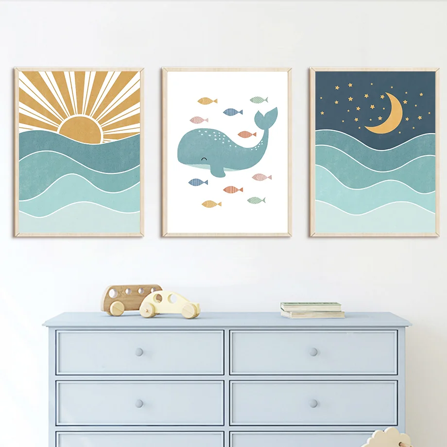 1 Buah Poster Lukisan Kanvas S - Baby Girl Nursery Quotes ulasan dan harga