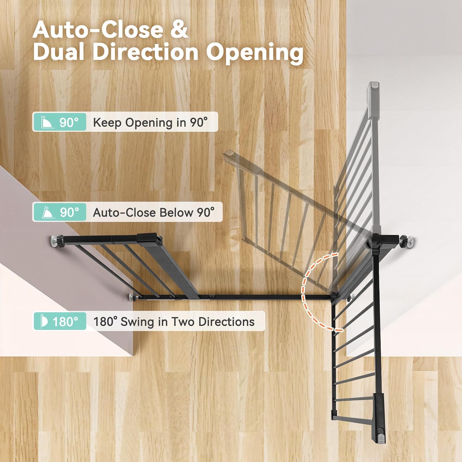 COMOMY Pagar Bayi Ekstra Tingg - Baby Gate Extra Wide ulasan dan harga