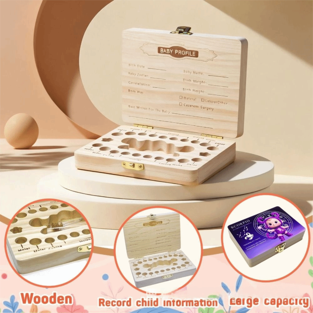 Kotak Penyimpanan Gigi Bayi Ka - Baby Keepsake Box ulasan dan harga