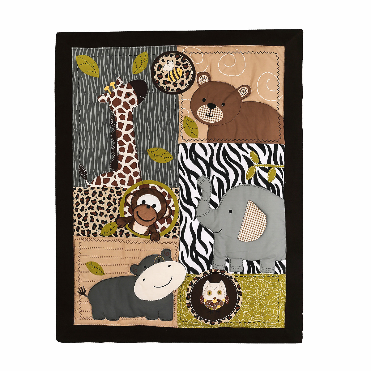 Set Seprai Tempat Tidur Bayi B - Baby Nursery Jungle Theme ulasan dan harga